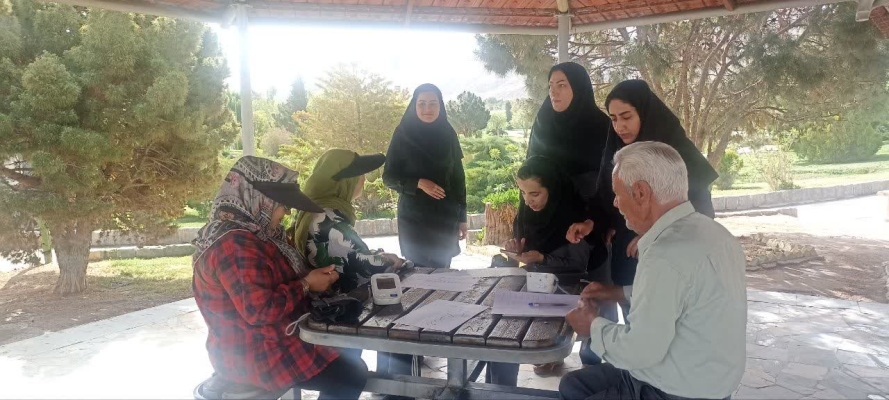 برگزاری میز خدمت فشارخون و آسم
