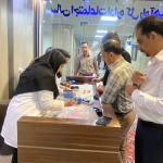  میز خدمت فشارخون و کنترل قند خون ناشتا