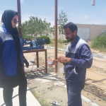 بازدید و نمونه‌برداری از تصفیه خانه فاضلاب بهارستان